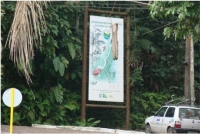 Fotografia 72: Banner indicativo do projeto de conservação da Serra do Guararu.